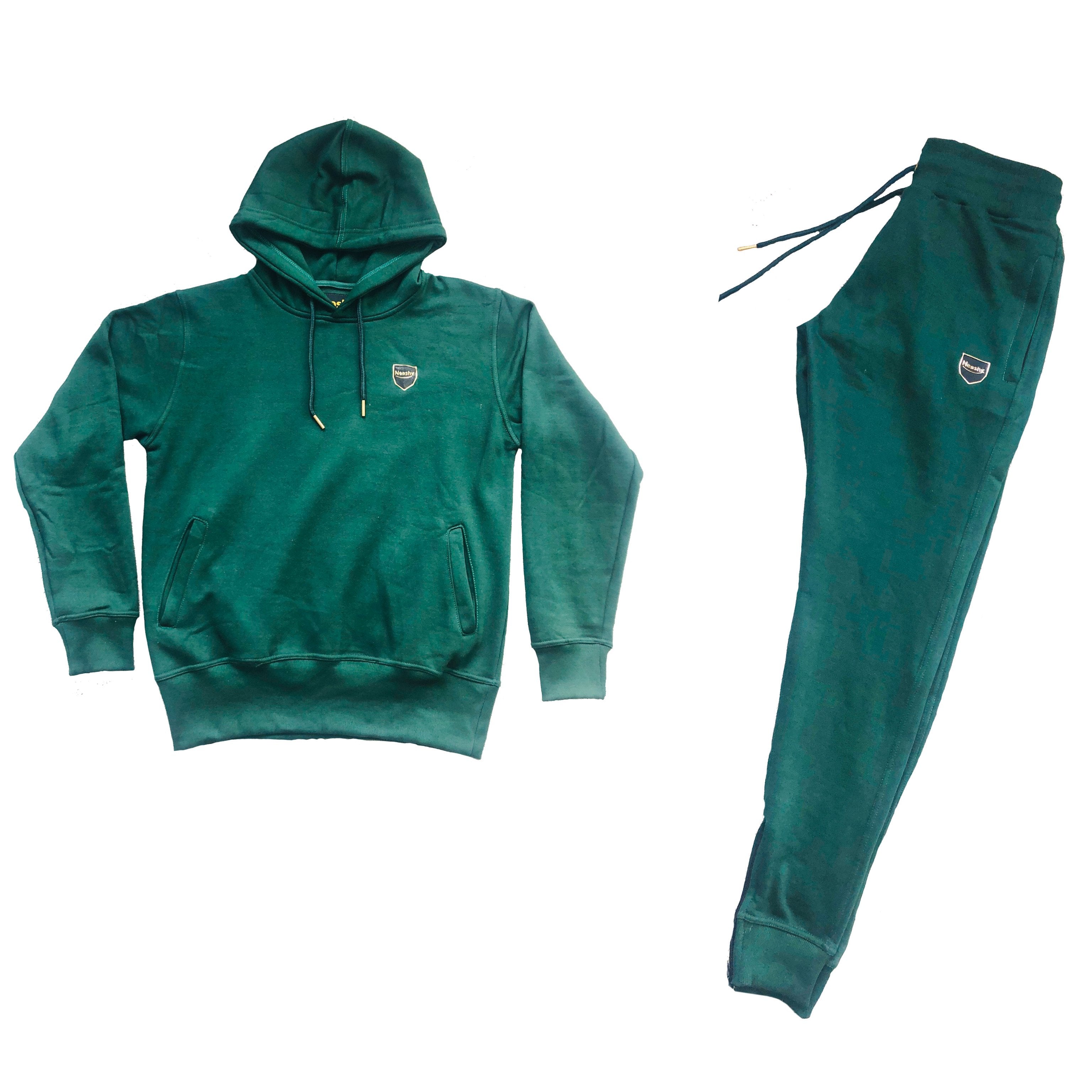 Green Road Man Hoodie Sweatsuit “Olive Green”
